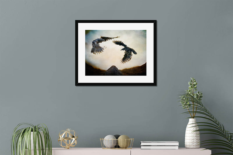 Woodwell framed mounted prints