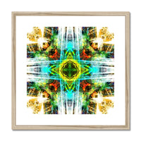 Earth Elemental Mandala Framed & Mounted Print