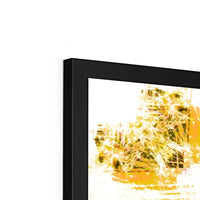 Earth Elemental Mandala Framed Print