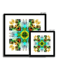Earth Elemental Mandala Framed & Mounted Print