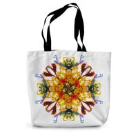 Ancient Wisdom Mandala Canvas Tote Bag