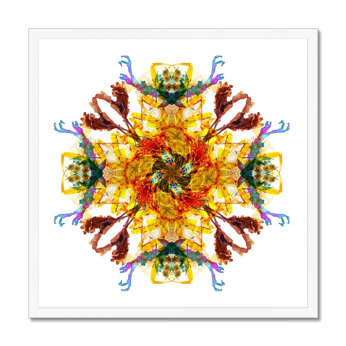 Ancient Wisdom Mandala Budget Framed Poster