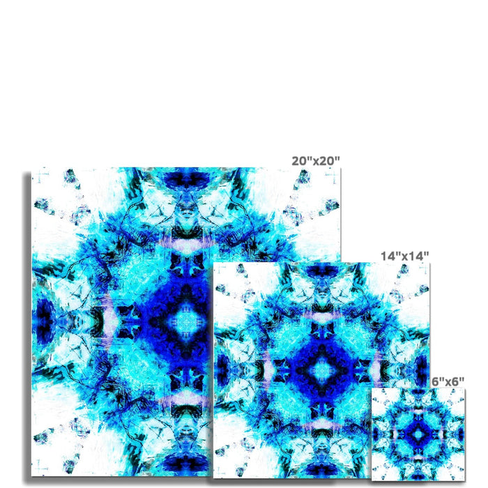 Water Elemental Mandala Wall Art Poster