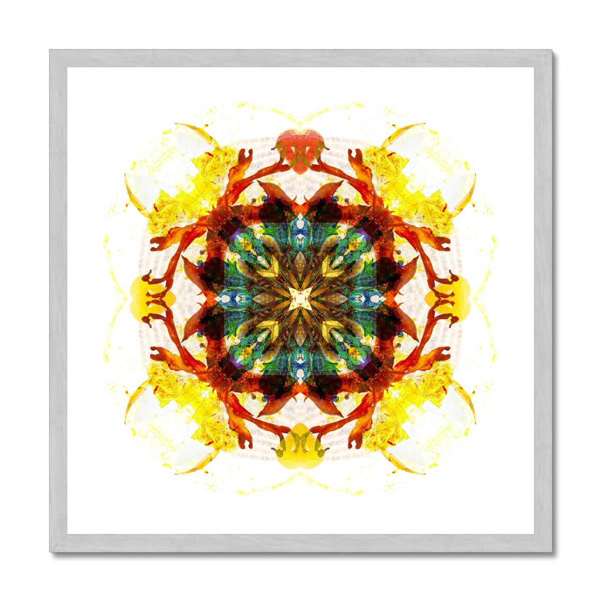 Earth Healing Antique Framed Print