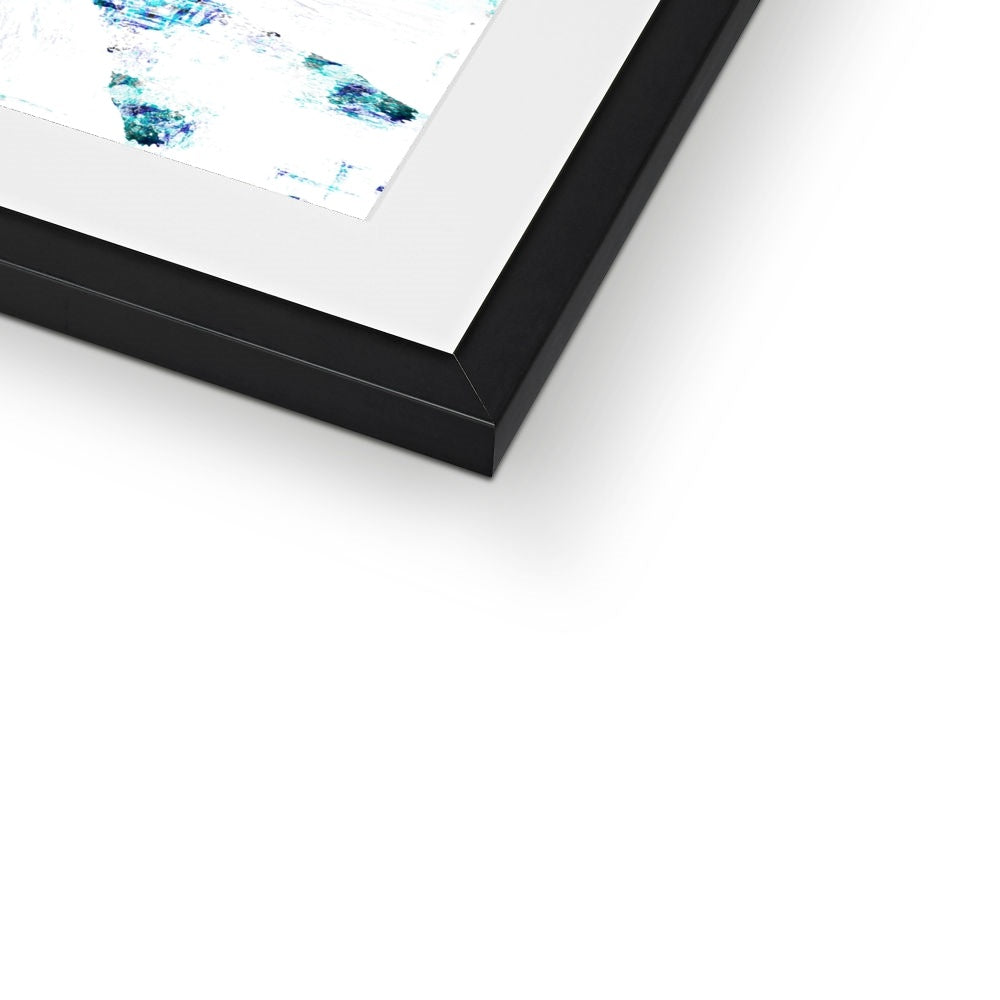 Water Elemental Mandala Framed & Mounted Print