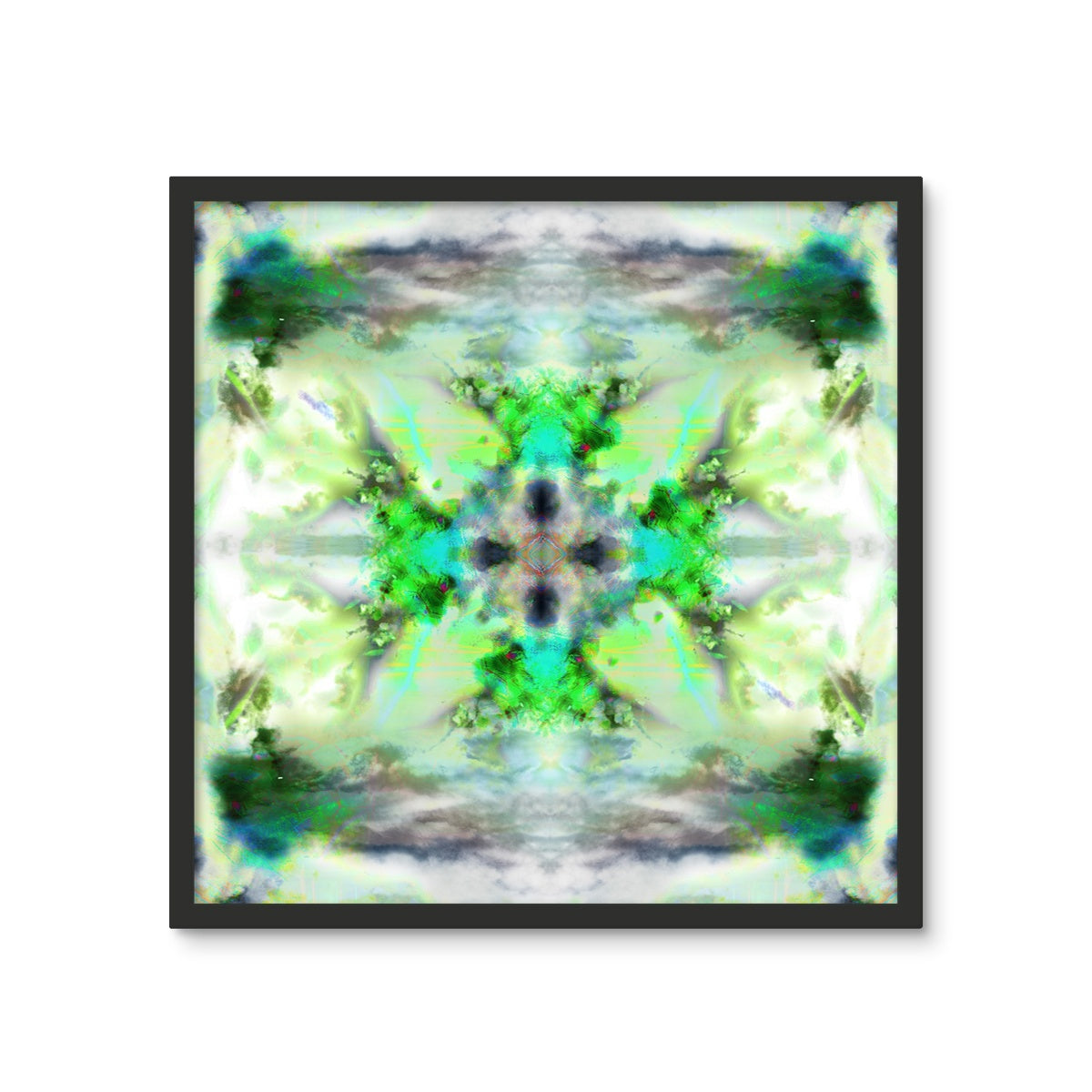 Air Elemental Mandala Framed Photo Tile