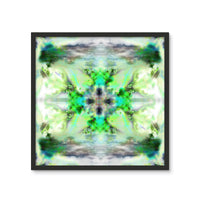 Air Elemental Mandala Framed Photo Tile
