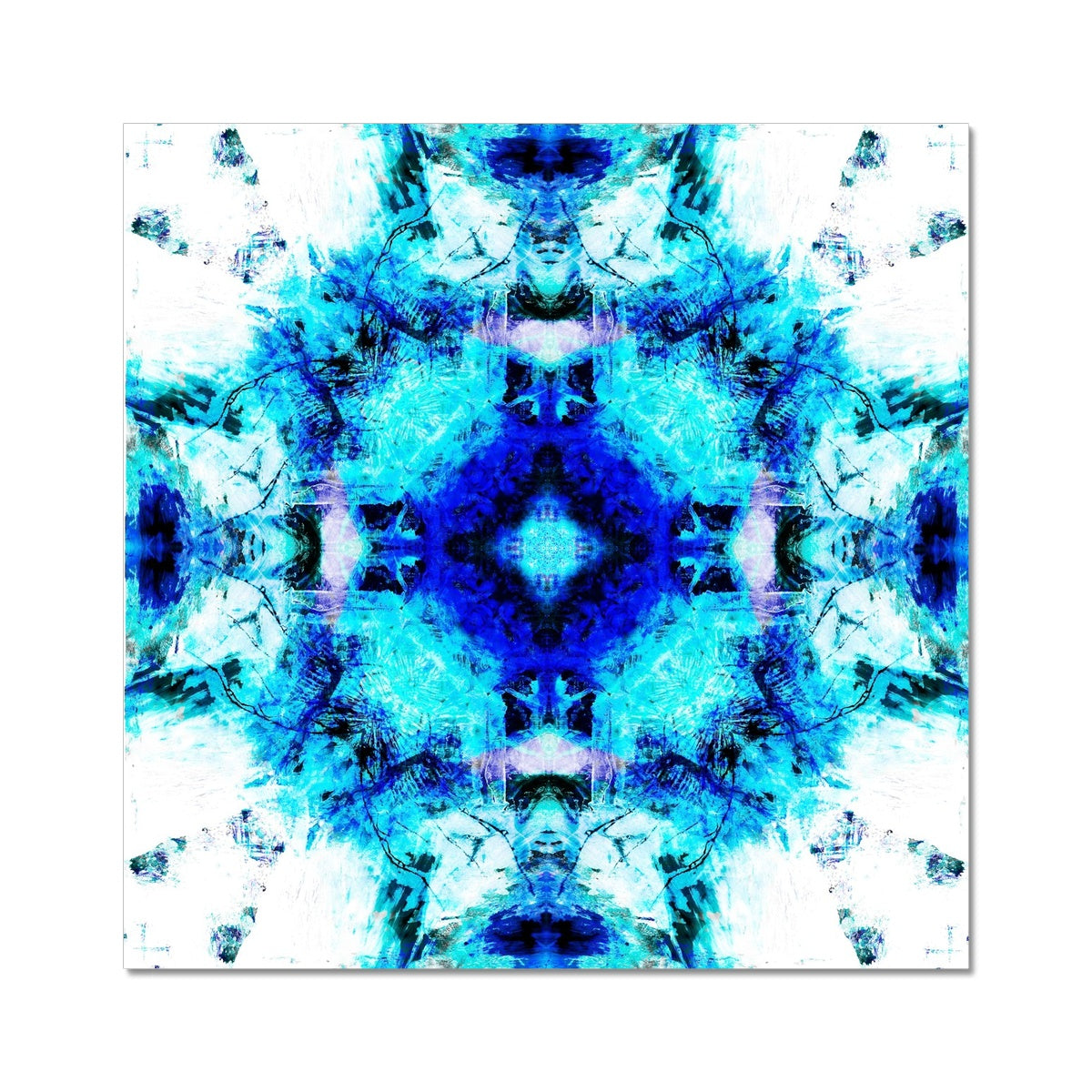 Water Elemental Mandala Fine Art Print