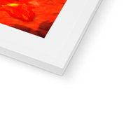 Fire Elemental Mandala Framed & Mounted Print
