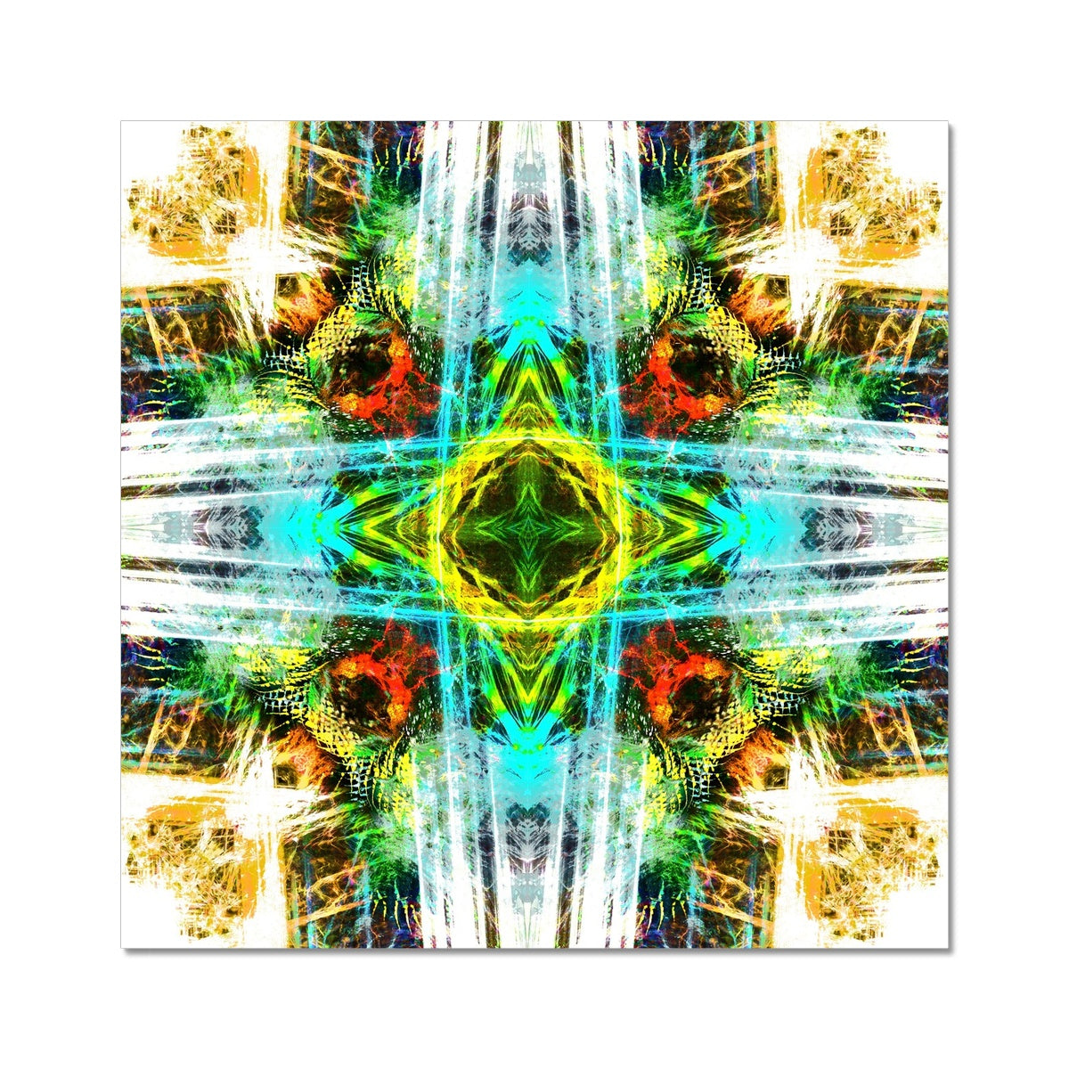 Earth Elemental Mandala Hahnemühle Photo Rag Print