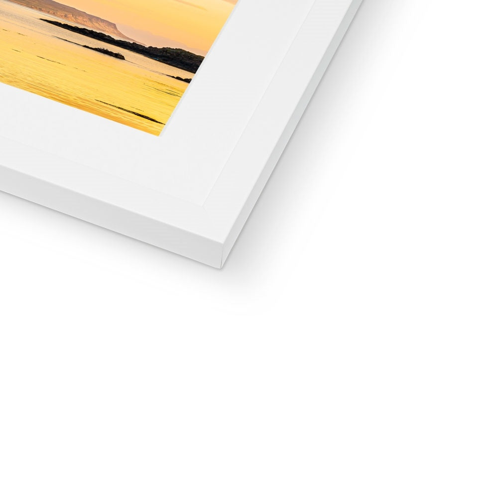 Dawn over the Inner Hebrides Framed & Mounted Print
