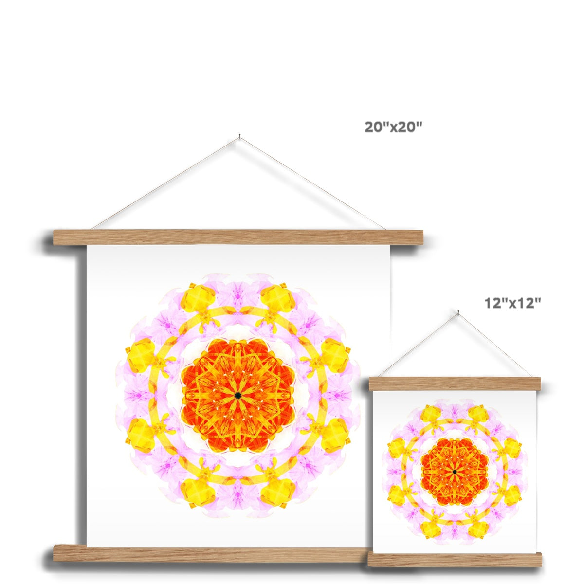 Creativity Mandala Fine Art Print with Hanger