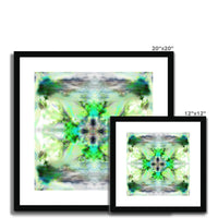 Air Elemental Mandala Framed & Mounted Print