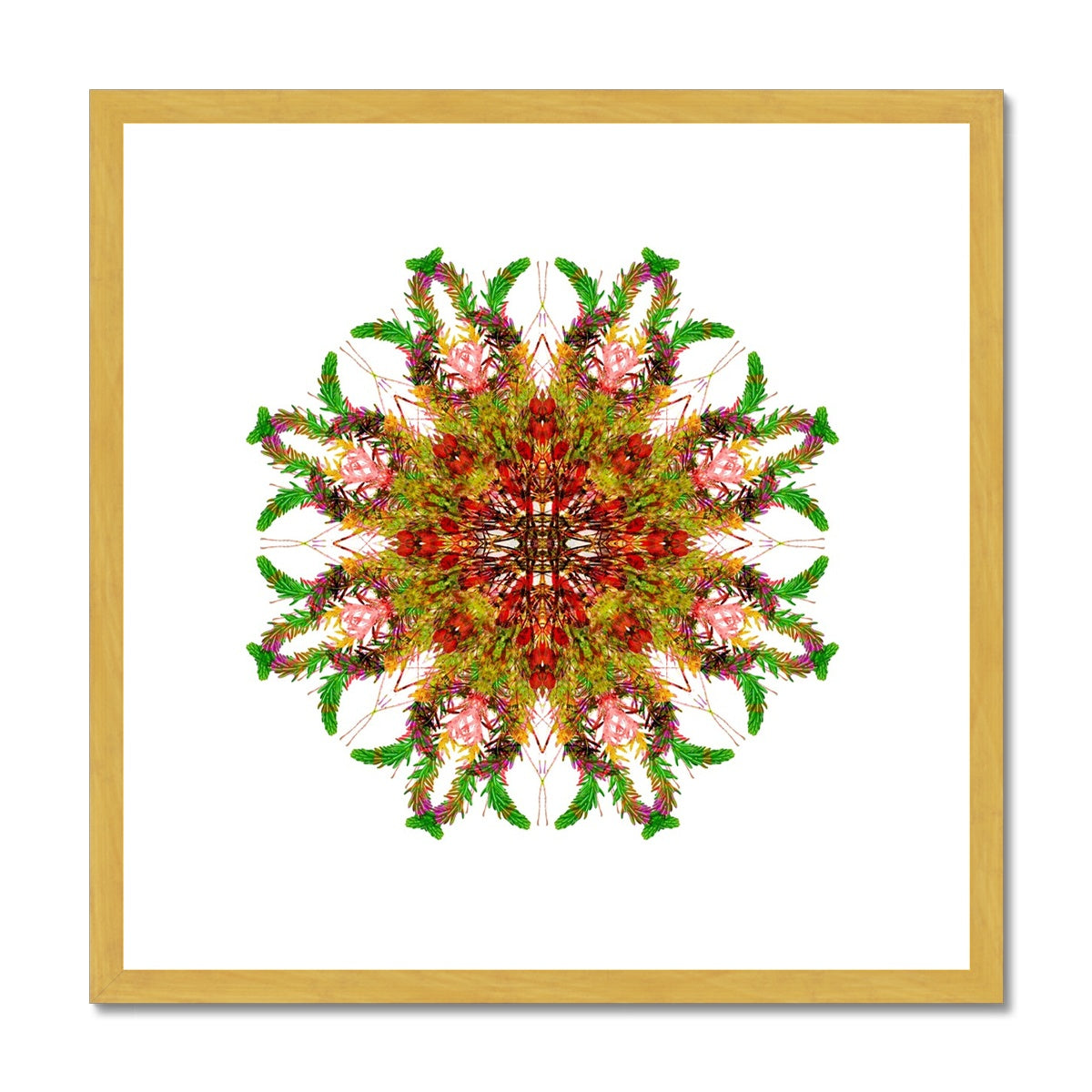 Bounty Mandala Antique Framed & Mounted Print