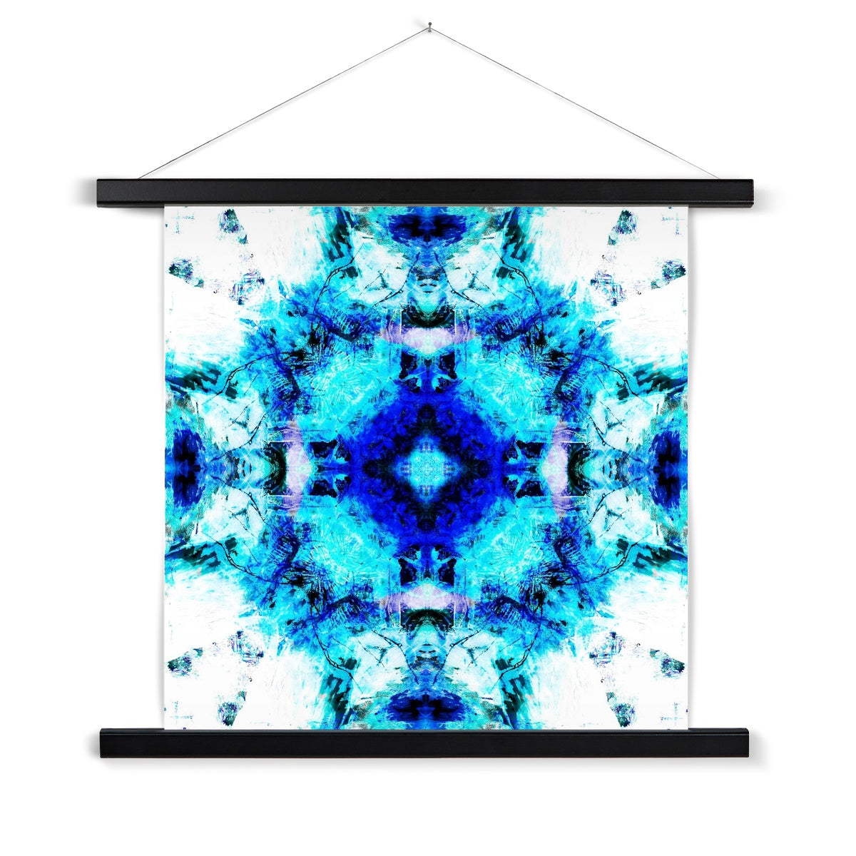 Water Elemental Mandala Fine Art Print with Hanger