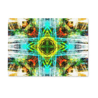 Earth Elemental Mandala Glass Chopping Board