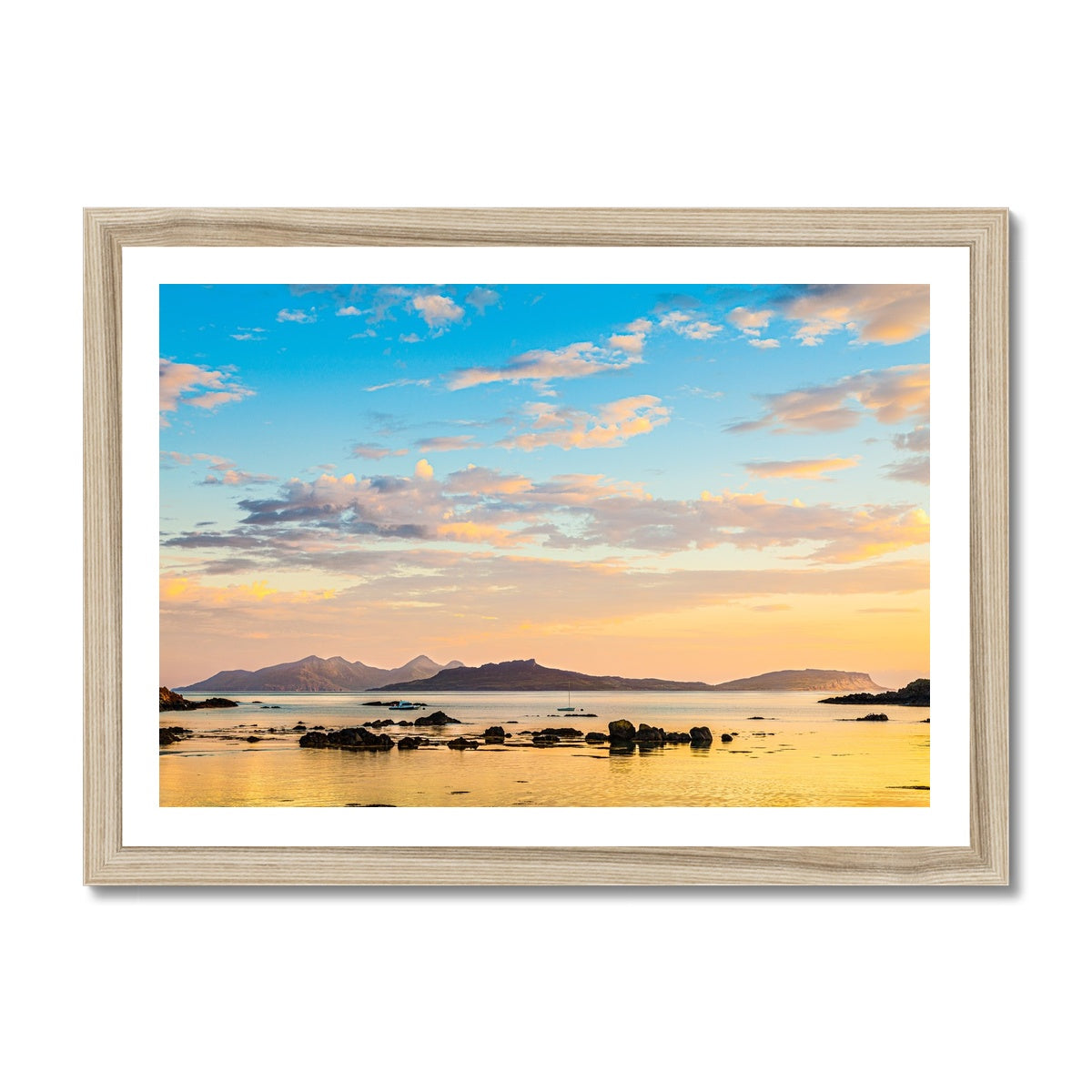 Dawn over the Inner Hebrides Framed Print