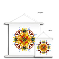 Ancient Wisdom Mandala Fine Art Print with Hanger