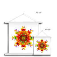 Creative Nurturing Mandala Fine Art Print with Hanger