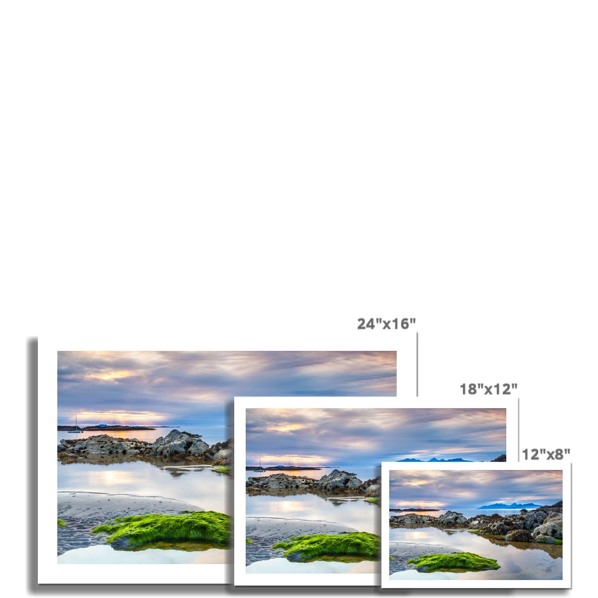 Ardnamurchan Sunset Hahnemühle Photo Rag Print