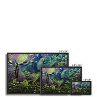 Sacred Pool Framed Canvas
