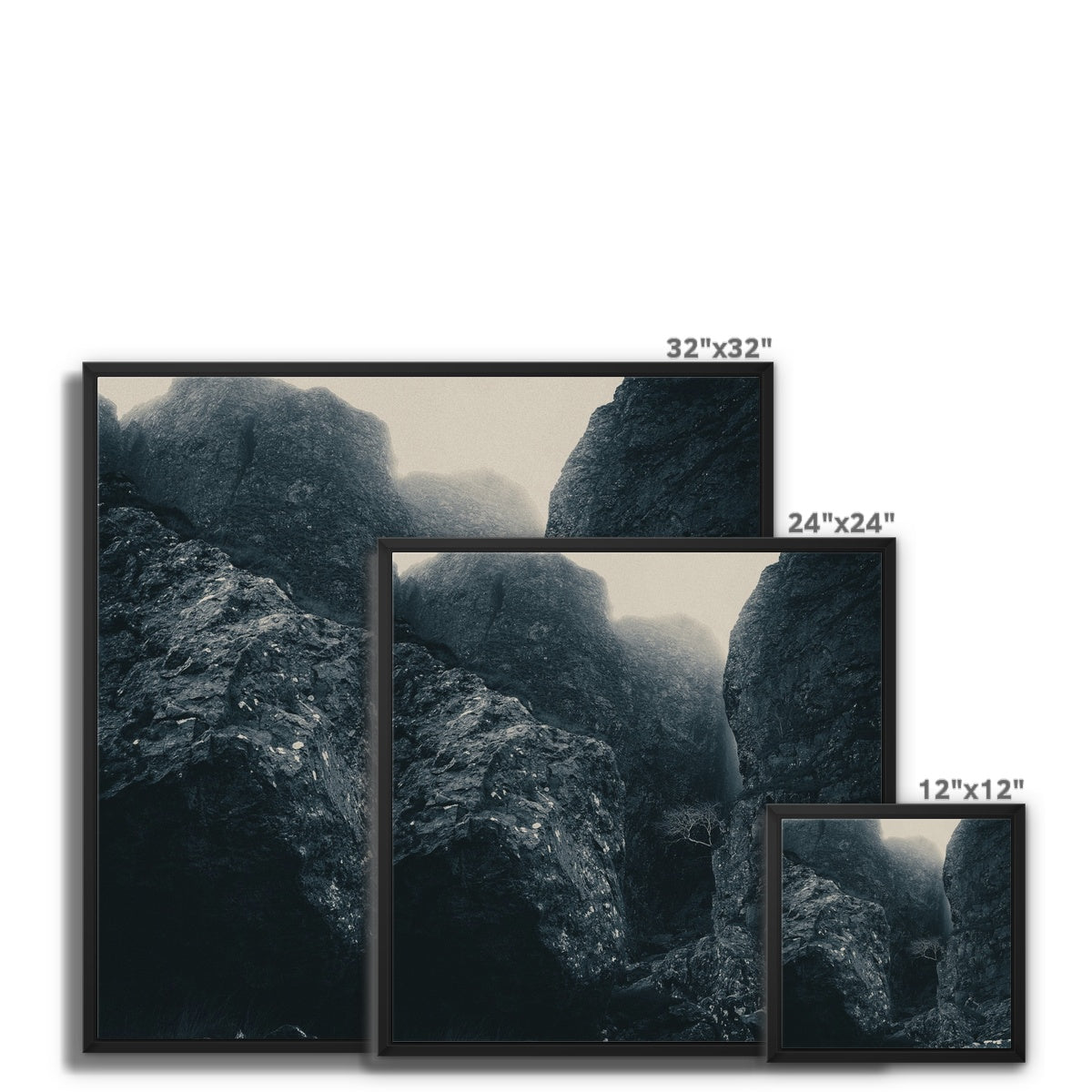 Devil's Kitchen Framed Canvas