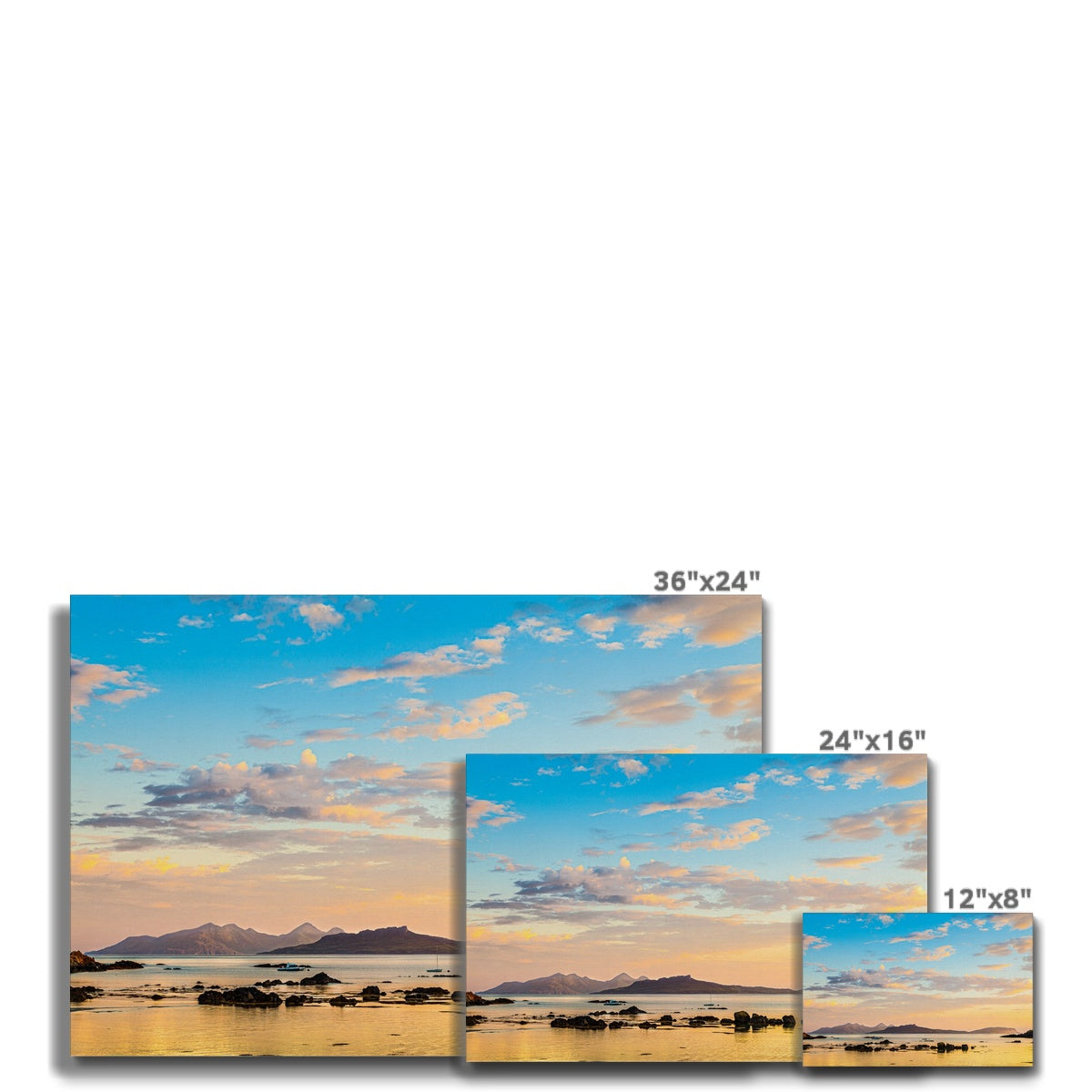Dawn over the Inner Hebrides Canvas