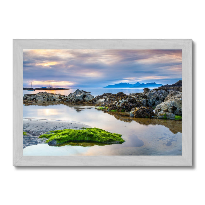 Ardnamurchan Sunset Antique Framed Print