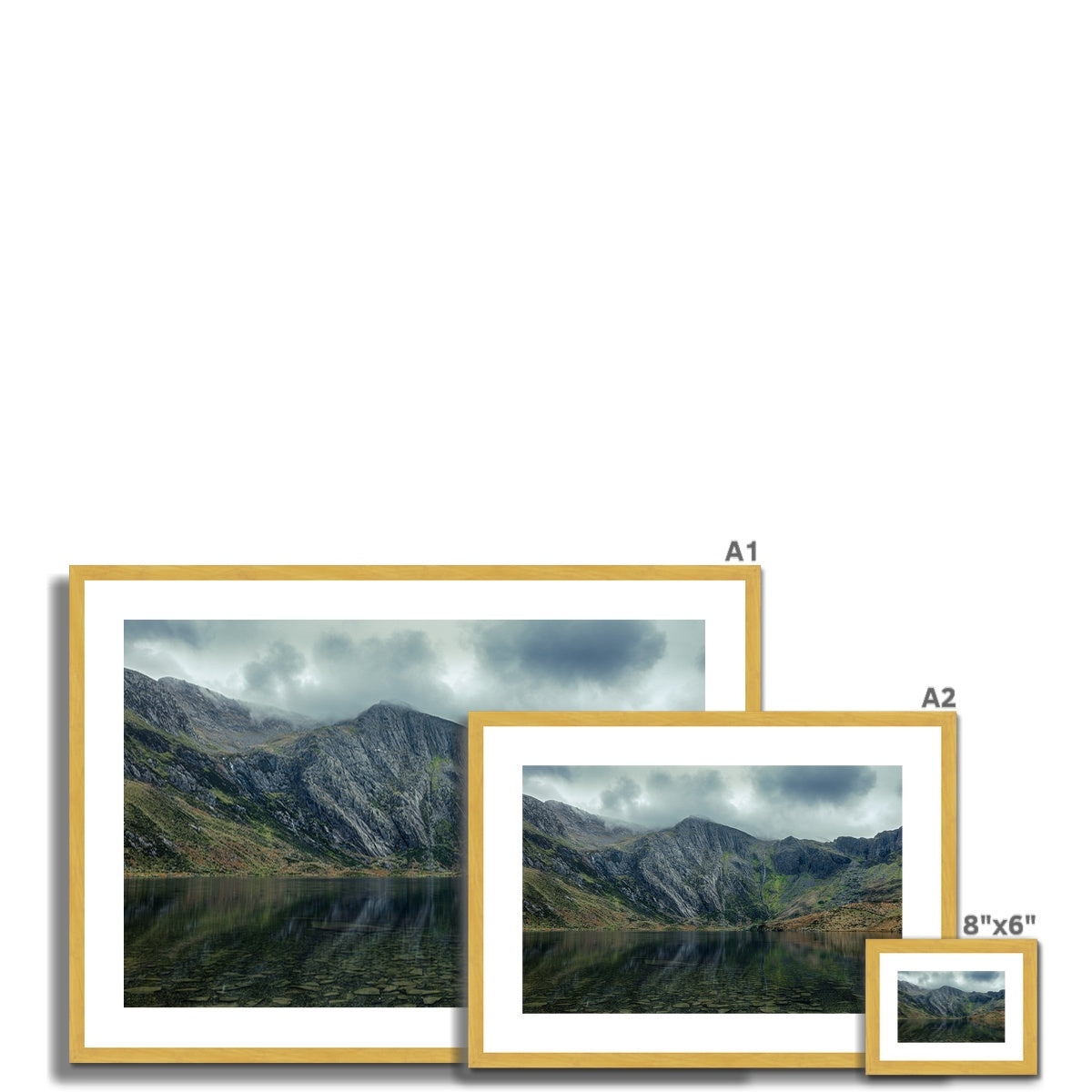 Cwm Idwal Antique Framed & Mounted Print