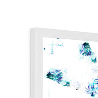 Water Elemental Mandala Budget Framed Poster