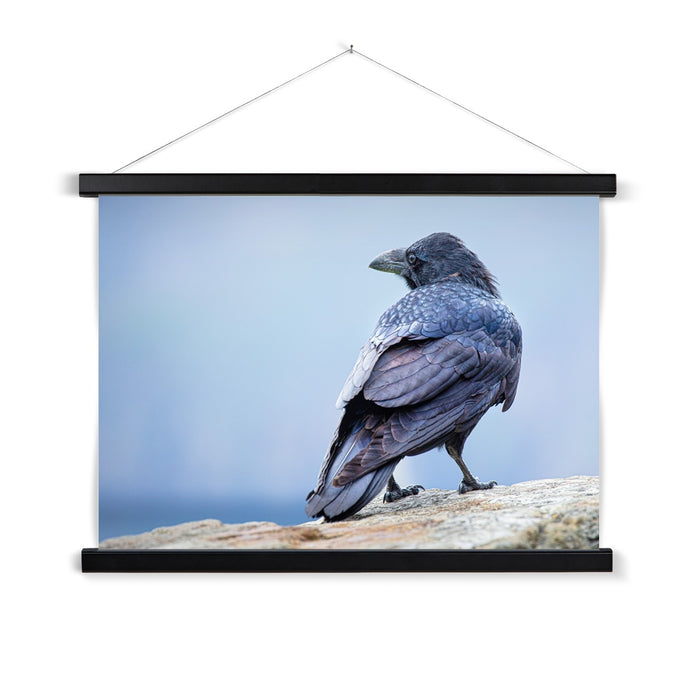 The Raven of Ireland Fine Art Print with Hanger