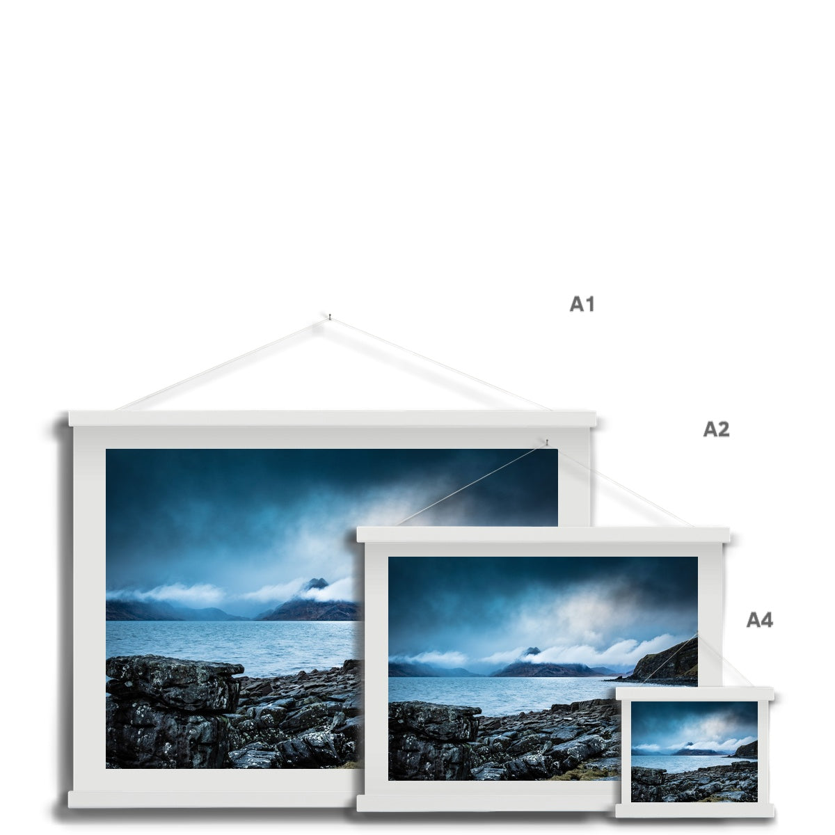 The Bay of Elgol Fine Art Print with Hanger