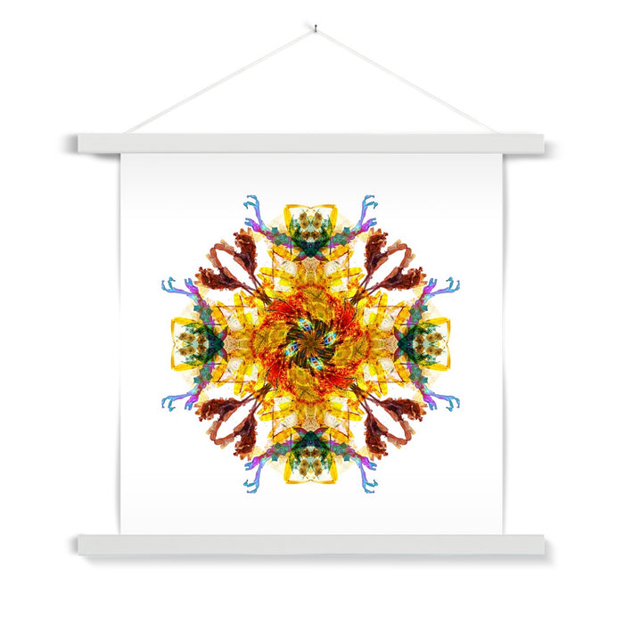 Ancient Wisdom Mandala Fine Art Print with Hanger