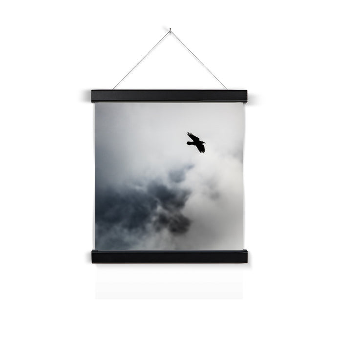 Storm Raven 2 Fine Art Print with Hanger