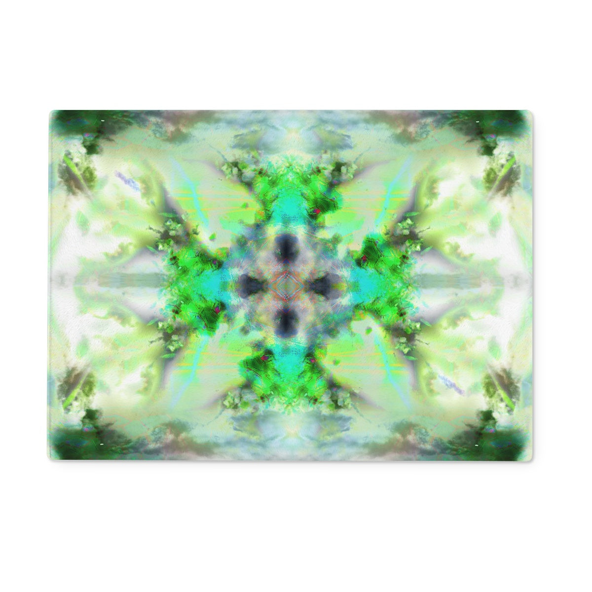 Air Elemental Mandala Glass Chopping Board