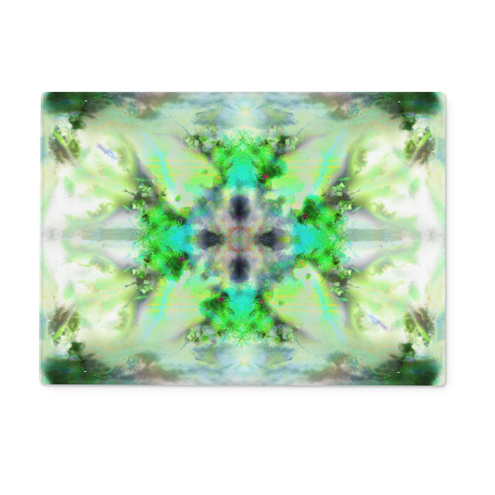 Air Elemental Mandala Glass Chopping Board