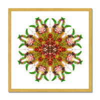 Bounty Mandala Antique Framed Print