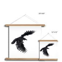 Raven 1 Fine Art Print with Hanger