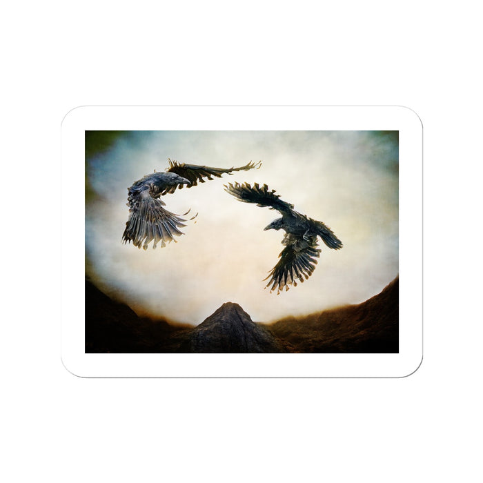 Odin's Ravens Sticker