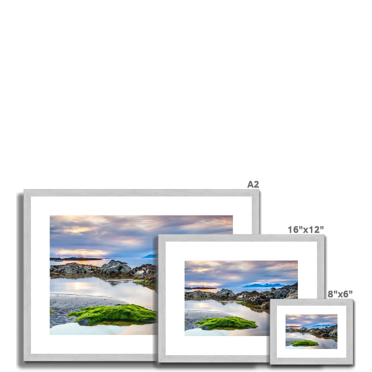 Ardnamurchan Sunset Antique Framed & Mounted Print