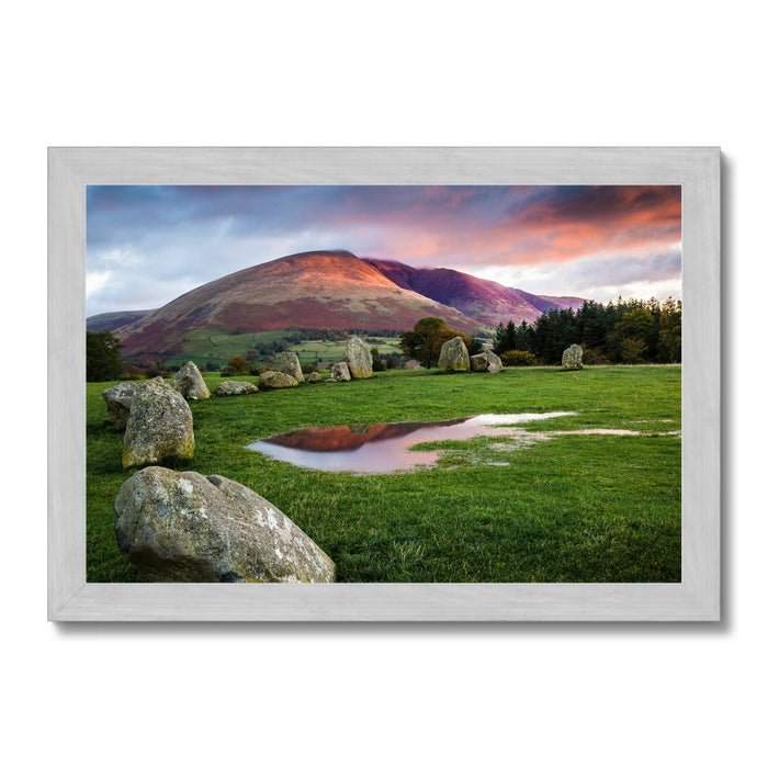 Castlerigg Reflections Antique Framed Print