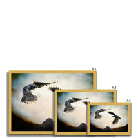 Odin's Ravens Antique Framed Print