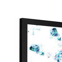 Water Elemental Mandala Framed Print