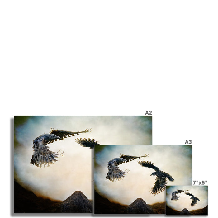 Odin's Ravens Wall Art Poster