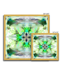 Air Elemental Mandala Antique Framed Print