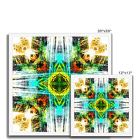 Earth Elemental Mandala Budget Framed Poster