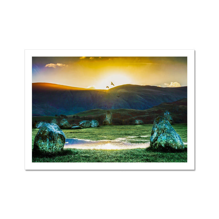 Crows over Castlerigg Fine Art Print