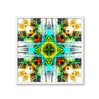 Earth Elemental Mandala Framed Photo Tile