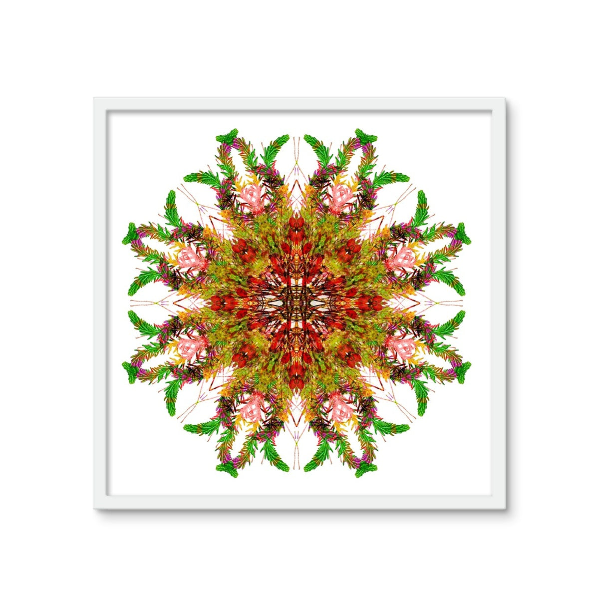 Bounty Mandala Framed Photo Tile