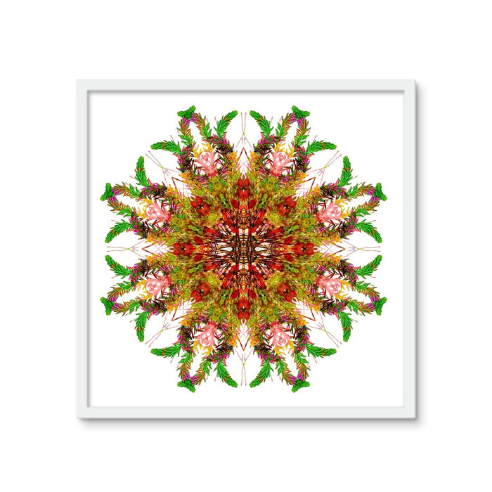 Bounty Mandala Framed Photo Tile